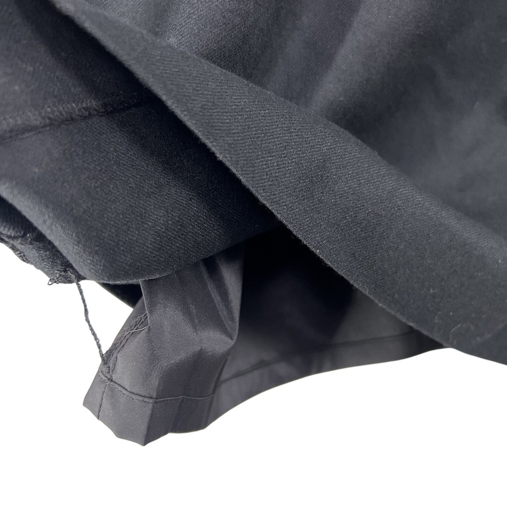 Banana Republic Black Wool Silk Trim Sleeveless Sheath Dress‎ Size 2 Stretch - Picture 9 of 10